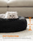 Dog Bed - Ink Black - Plush