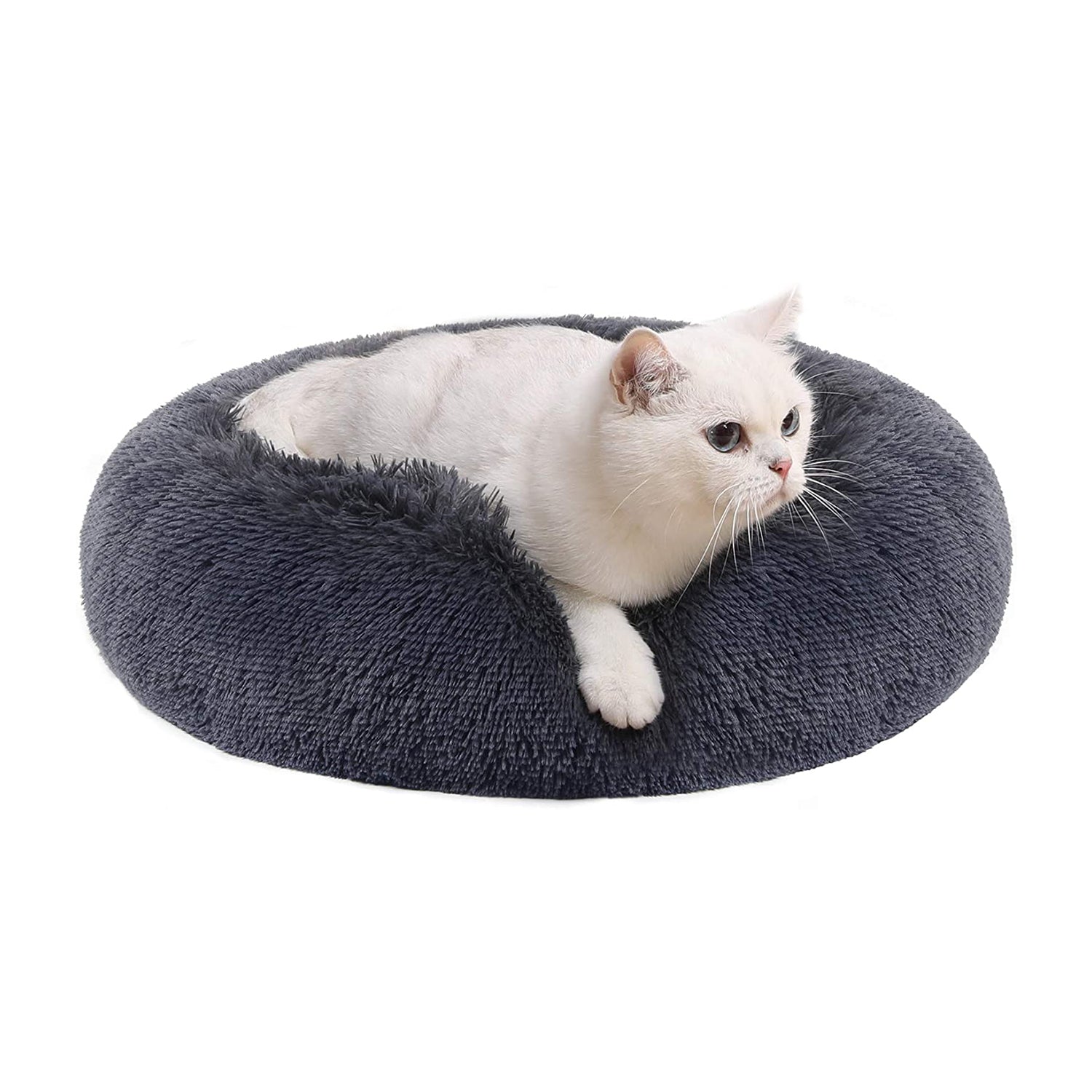 Dog Bed Cushion - 50 cm - Grey - Soft Plush