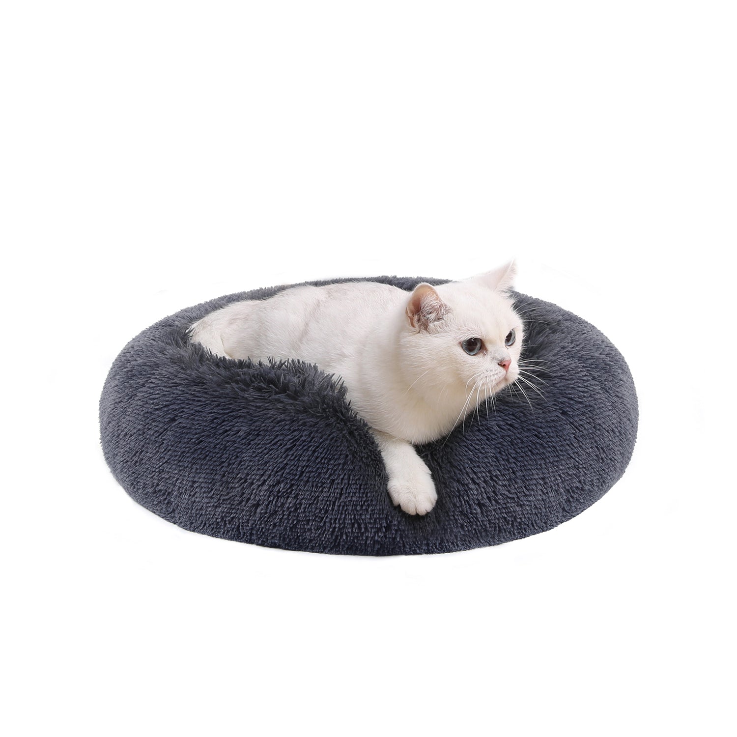 Dog Bed Cushion - 50 cm - Grey - Soft Plush