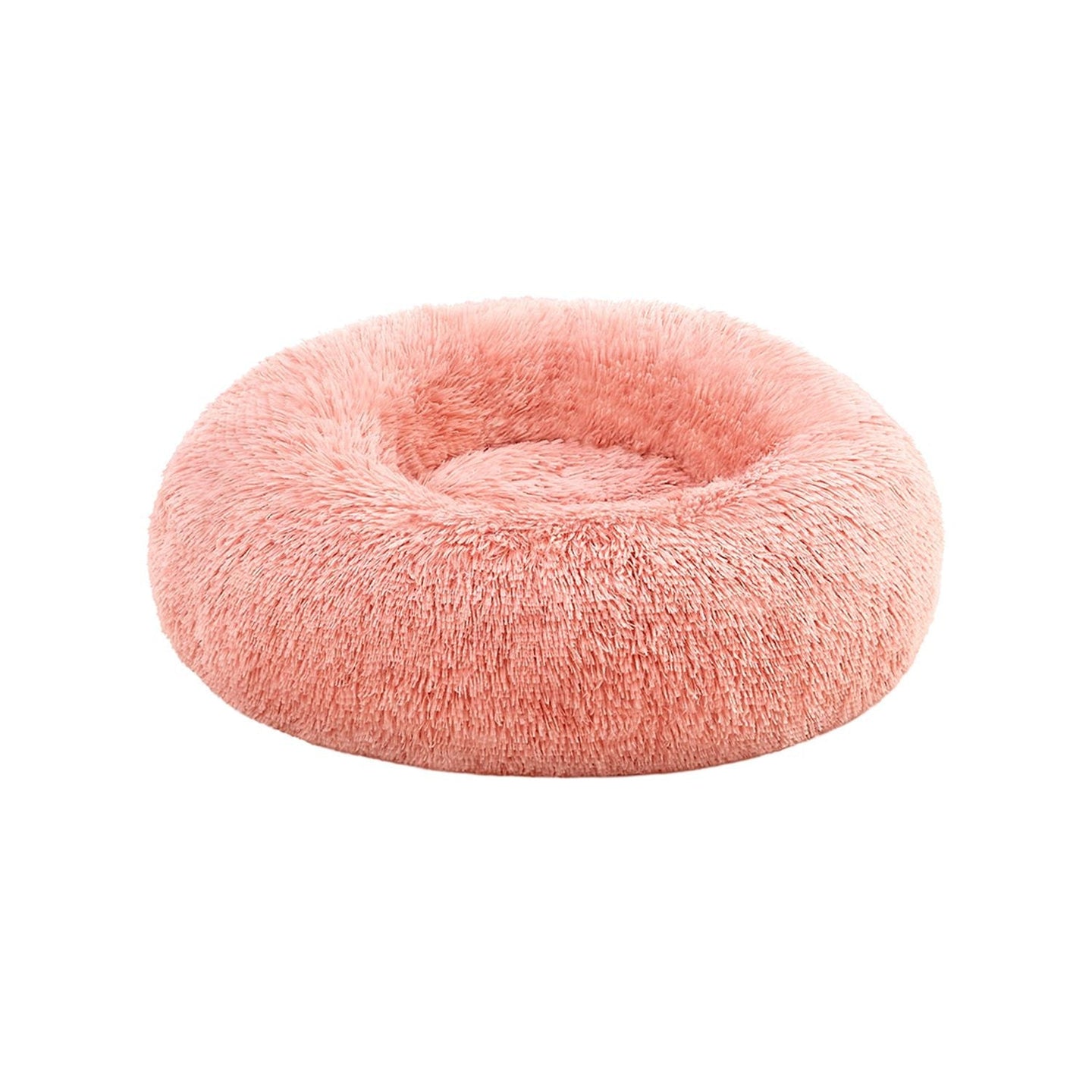 Fluffy Dog Bed - Pink - Plush