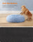Dog Bed - 60 cm Diameter - Pale Blue - Soft Plush