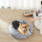 Dog Bed - Gray - Soft Plush