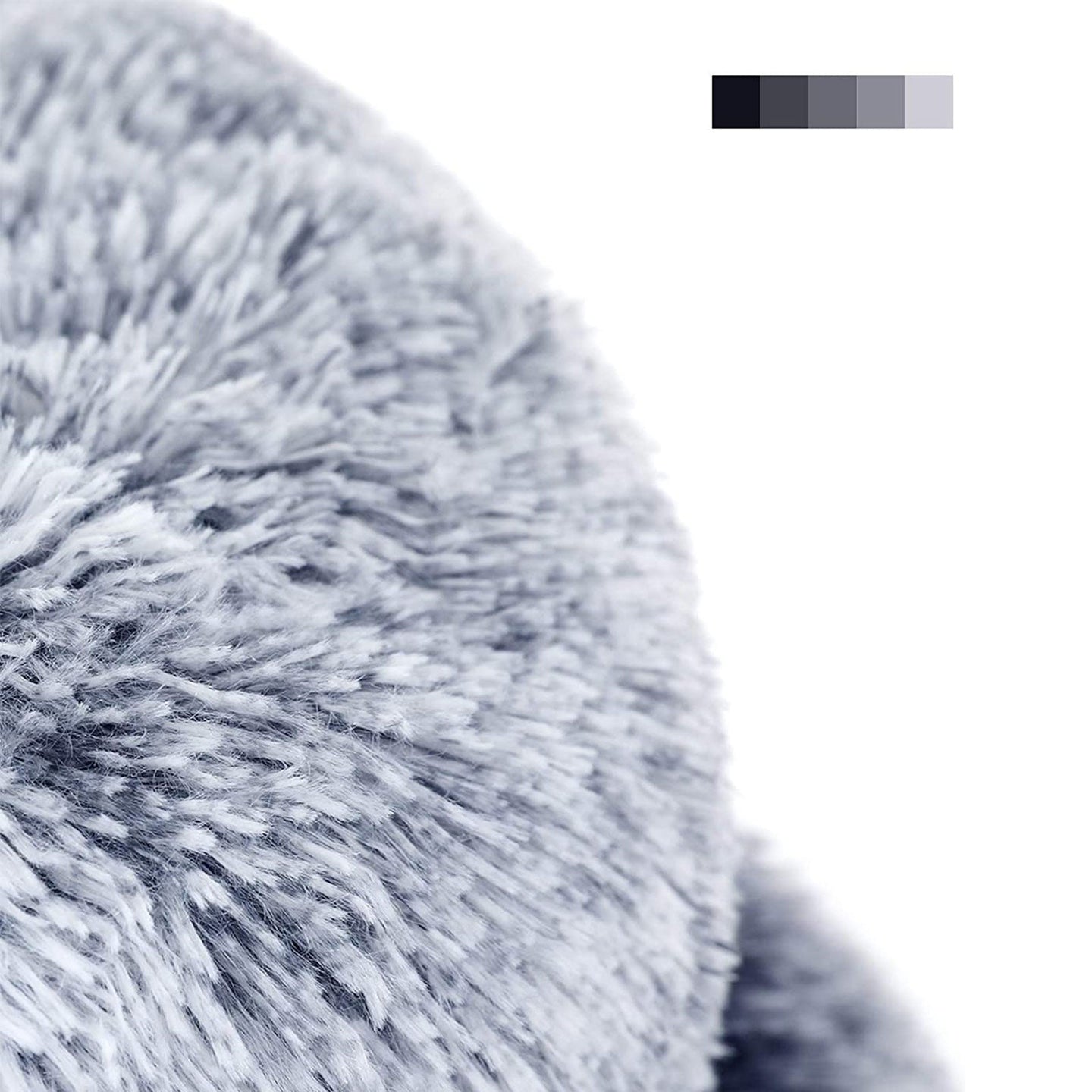 Dog Bed - Gray - Soft Plush