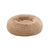 Fluffy Dog Bed - 70 cm Diameter - Ink Black - Soft Plush