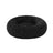 Fluffy Dog and Cat Bed - 80 cm Diameter - Ink Black - Soft Plush