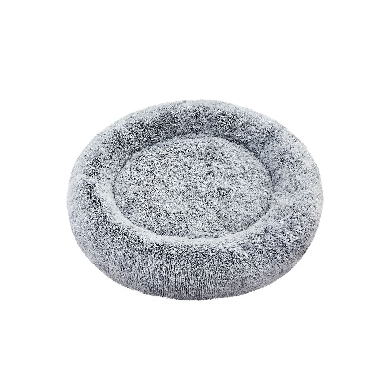 Dog Bed - 100 cm - Grey - Soft Plush