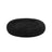 Fluffy Dog Bed - 120 cm Diameter - Ink Black - Soft Plush