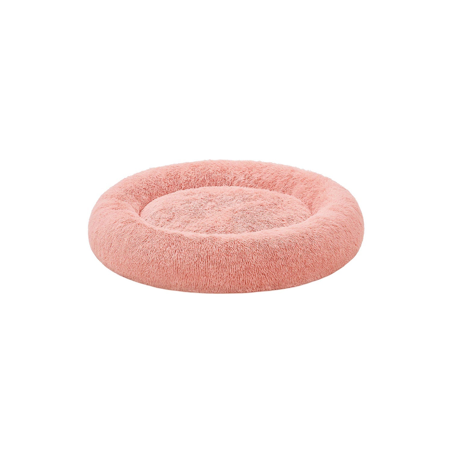 Fluffy Dog and Cat Bed - Pink - Soft Plush