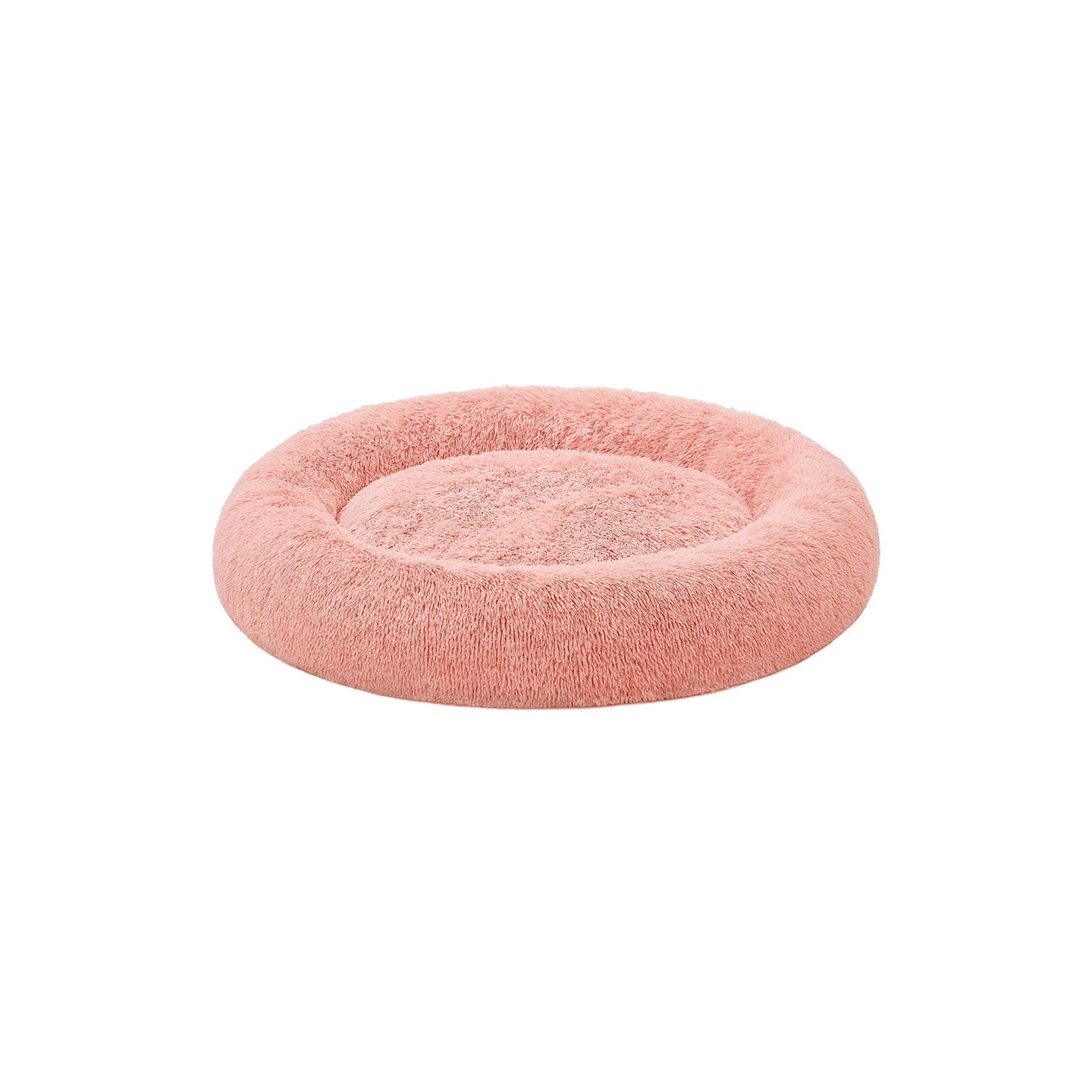 Fluffy Dog and Cat Bed - Pink - Soft Plush