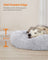 Dog Bed - Soft Surface, 140 cm - Grey Ombré - Plush