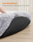 Dog Bed - Soft Surface, 140 cm - Grey Ombré - Plush