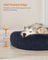 Fluffy Dog Bed - 140 cm - Dark Grey - Soft Plush