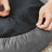 Round Dog Bed - Fabric - Dark Gray - Washable