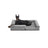Orthopedic Dog Bed - Fabric - Light Grey - Removable Washable Cover