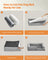 Orthopedic Dog Bed - Fabric - Light Grey - Removable Washable Cover
