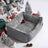 Large Washable Dog Bed - Fabric - Brown - Removable Cover