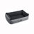 Medium-Size Washable Dog Bed - Reversible Fabric - Grey and Dark Grey - Premium Comfort