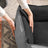 Medium-Size Washable Dog Bed - Reversible Fabric - Grey and Dark Grey - Premium Comfort