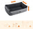 Medium-Size Washable Dog Bed - Reversible Fabric - Grey and Dark Grey - Premium Comfort