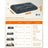 Dog Bed - Fluffy Fabric - Dark Grey - Machine Washable