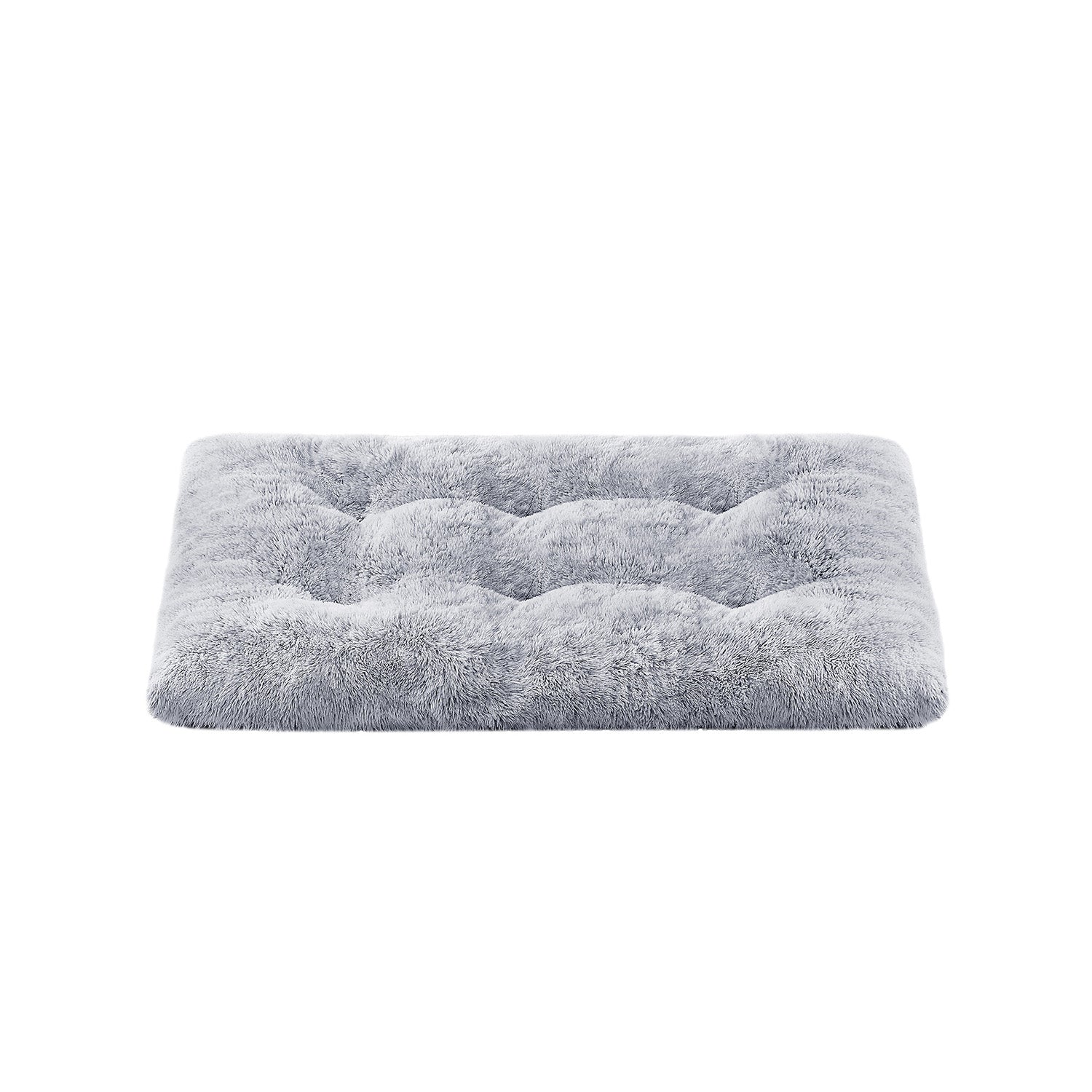 Dog Bed - Fluffy Fabric - Dark Grey Ombré - Machine Washable