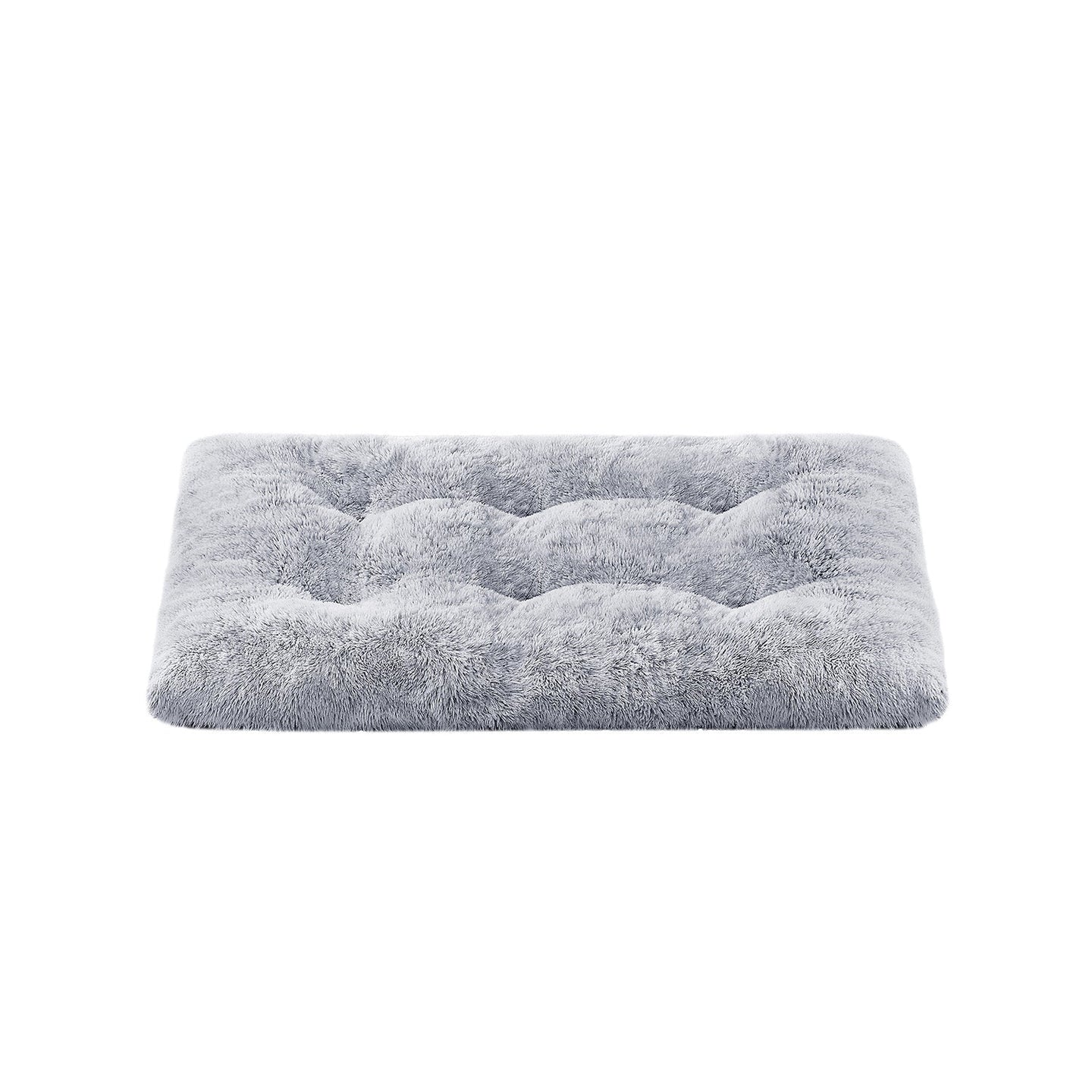 Dog Bed - Fluffy Fabric - Dark Grey Ombré - Machine Washable