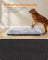 Dog Bed - Fluffy Fabric - Dark Grey Ombré - Machine Washable