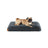 Dog Bed - Egg Crate Foam - Grey Ombré - Removable Washable Cover 80 x 50 x 8 cm