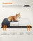 Dog Bed - Egg Crate Foam - Dark Grey - Removable Washable Cover 95 x 60 x 8 cm