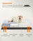 Dog Bed - Egg Crate Foam - Grey Ombré - Fluffy with Removable Washable Cover
