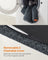 Dog Bed - Egg Crate Foam - Dark Grey - Fluffy Mattress with Removable Washable Cover