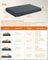 Dog Bed - Egg Crate Foam - Dark Grey - Fluffy Mattress with Removable Washable Cover