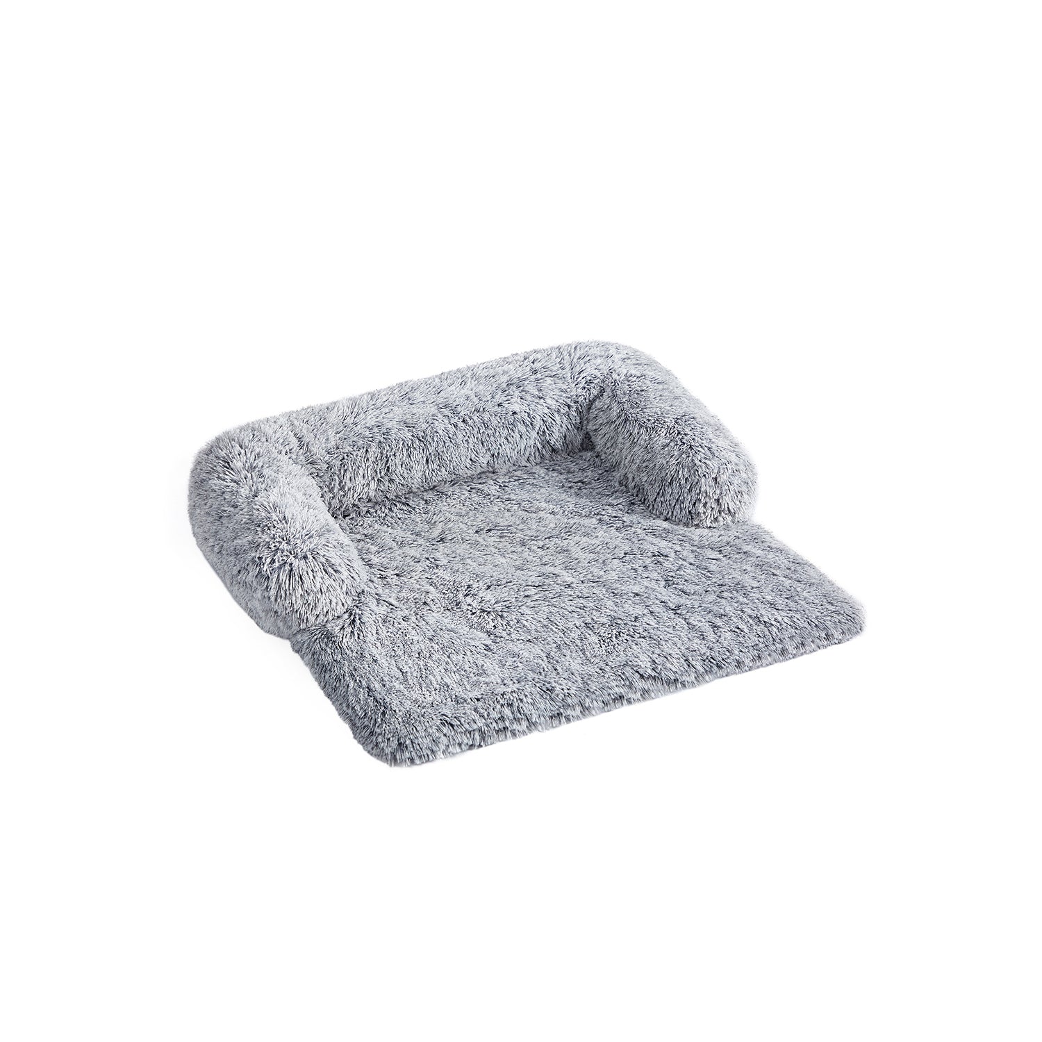 Dog Sofa Bed - Fabric - Grey Ombré - Calming Design for Large Dogs