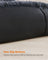 Dog Sofa Bed - Plush Fabric - Dark Grey - Calming Design for Large Dogs