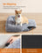 Dog Sofa Bed - Plush Fabric - Grey Ombré - Calming XXL Design