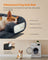 Dog Sofa Bed - Plush Fabric - Dark Grey - Calming Design for Large Dogs
