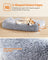 Dog Sofa Bed - Fabric - Grey Ombré - XXL