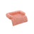 Dog Sofa Bed - Fluffy Fabric - Pink - Calming Design for Medium Dogs