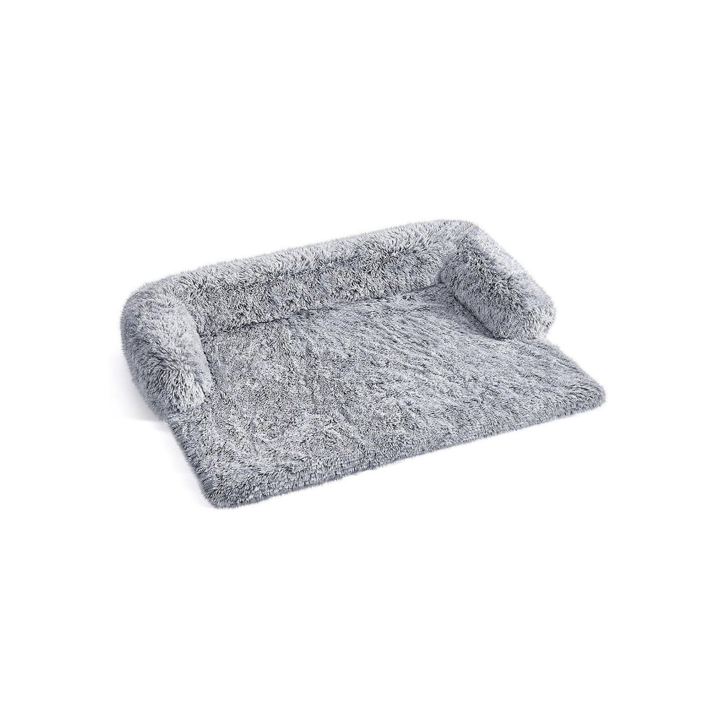 Dog Sofa Bed - Fabric - Grey - Calming Design for Large Dogs