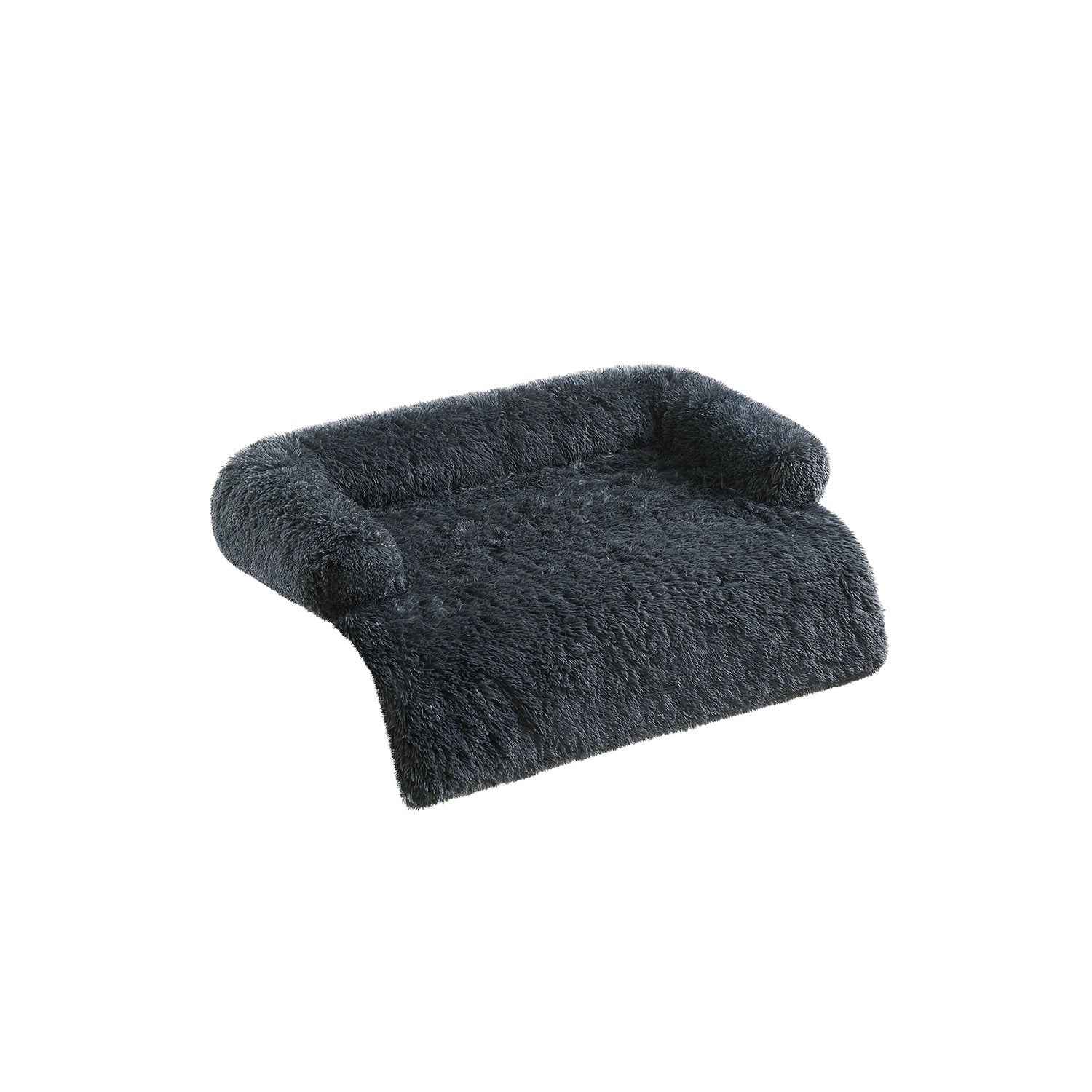 Dog Sofa Bed - Fabric - Dark Grey - XXL Size for Large Dogs