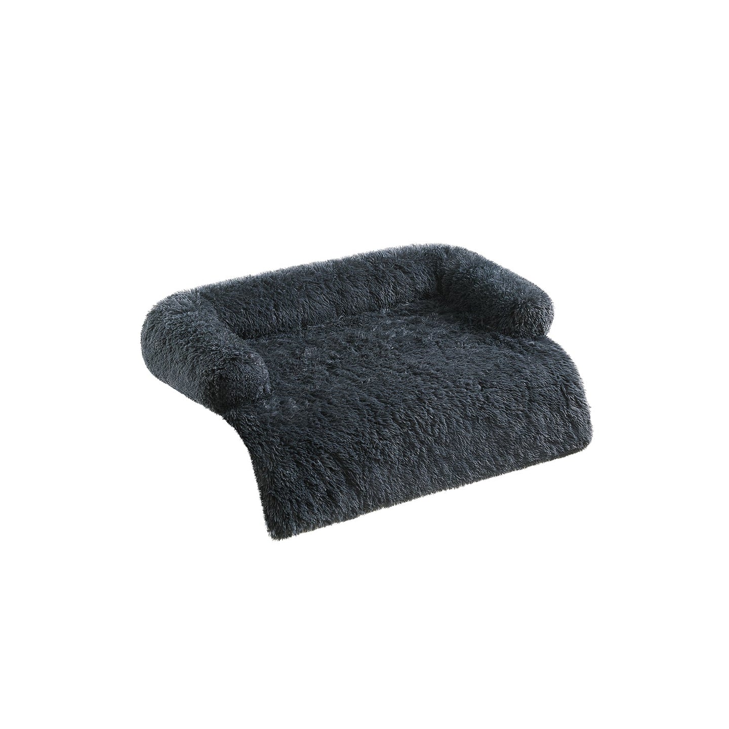 Dog Sofa Bed - Fabric - Dark Grey - XXL Size for Large Dogs