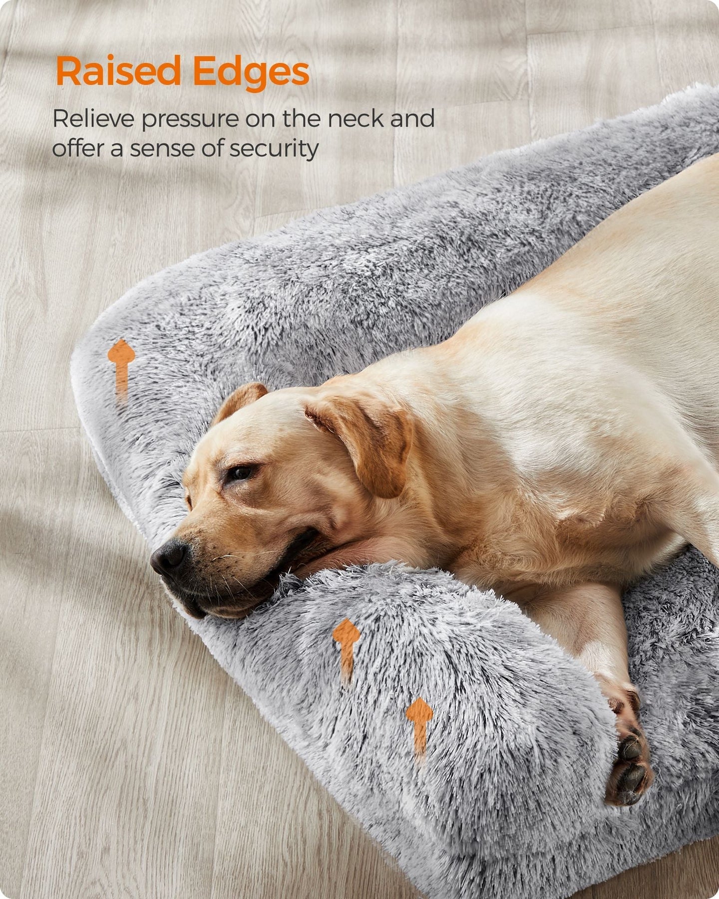 XXL Orthopedic Dog Sofa Bed - Egg Crate Foam - Neutral Color