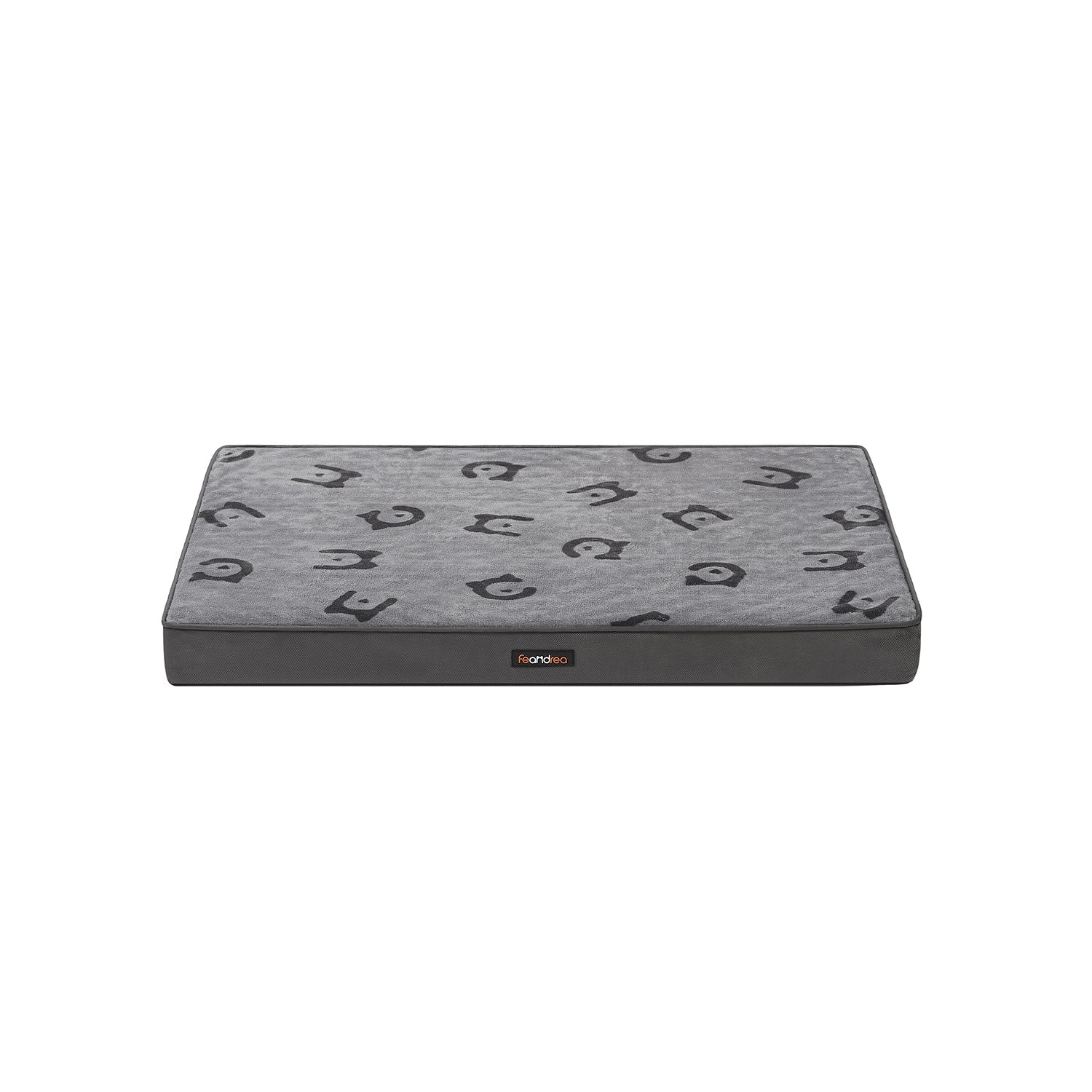 Orthopedic Dog Bed - Egg Crate Foam - Dove Grey - Washable with Waterproof Cover