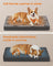 Orthopedic Dog Bed - Egg Crate Foam - Dove Grey - Washable with Waterproof Cover