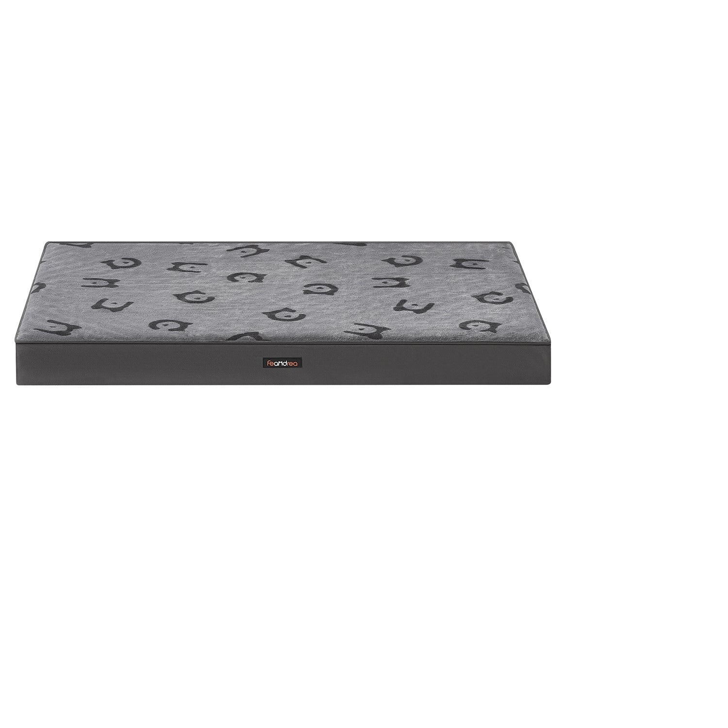 Orthopedic Dog Bed - Egg Crate Foam - Dove Grey - Waterproof Removable Cover