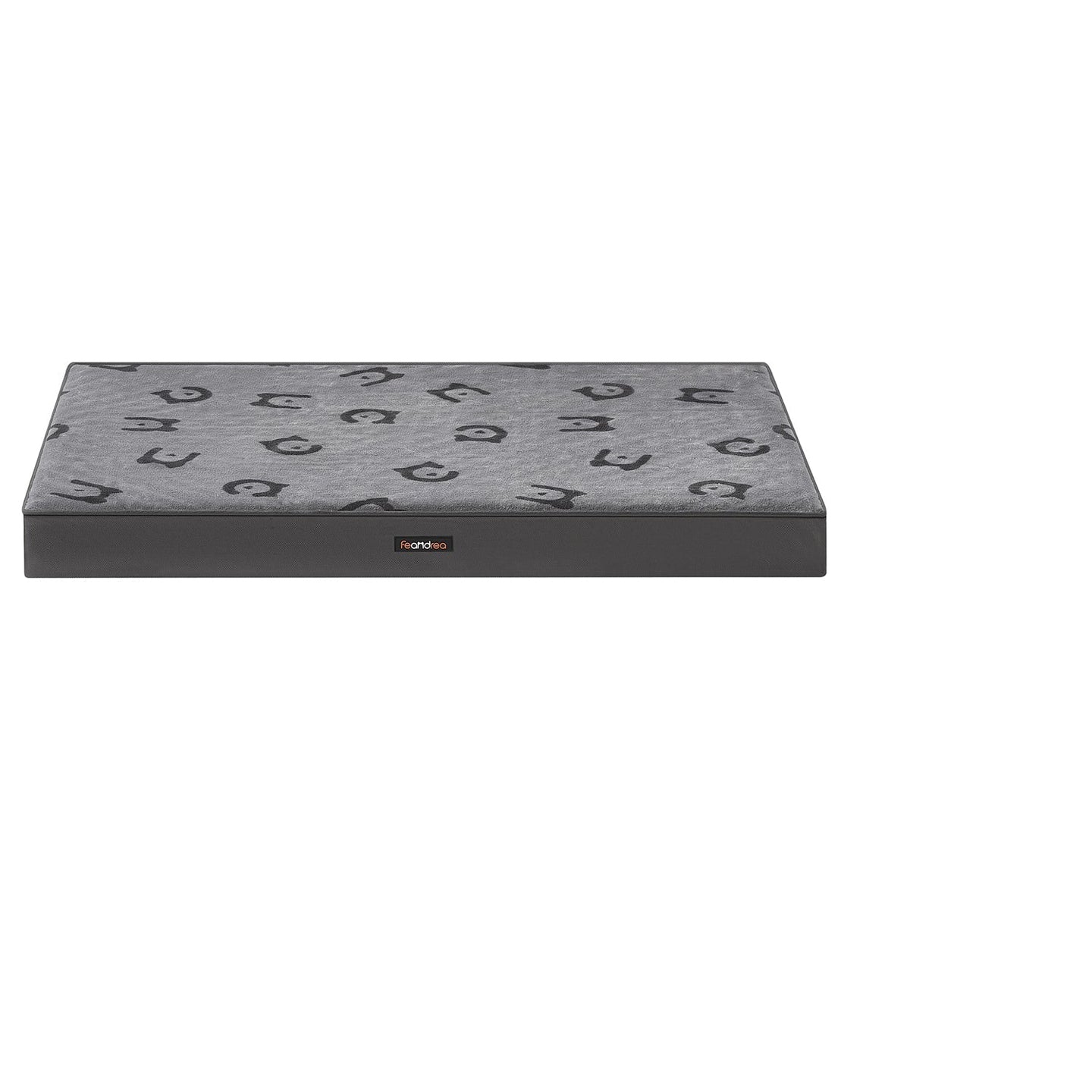 Orthopedic Dog Bed - Egg Crate Foam - Dove Grey - Waterproof Removable Cover
