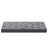 XXL Orthopedic Dog Bed - Egg Crate Foam - Dove Grey - Waterproof Removable Cover