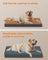 XXL Orthopedic Dog Bed - Egg Crate Foam - Dove Grey - Waterproof Removable Cover
