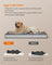 XXL Orthopedic Dog Bed - Egg Crate Foam - Dove Grey - Waterproof Removable Cover