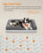 Orthopedic Dog Bed - Memory Foam - Slate Grey - Removable Washable Cover